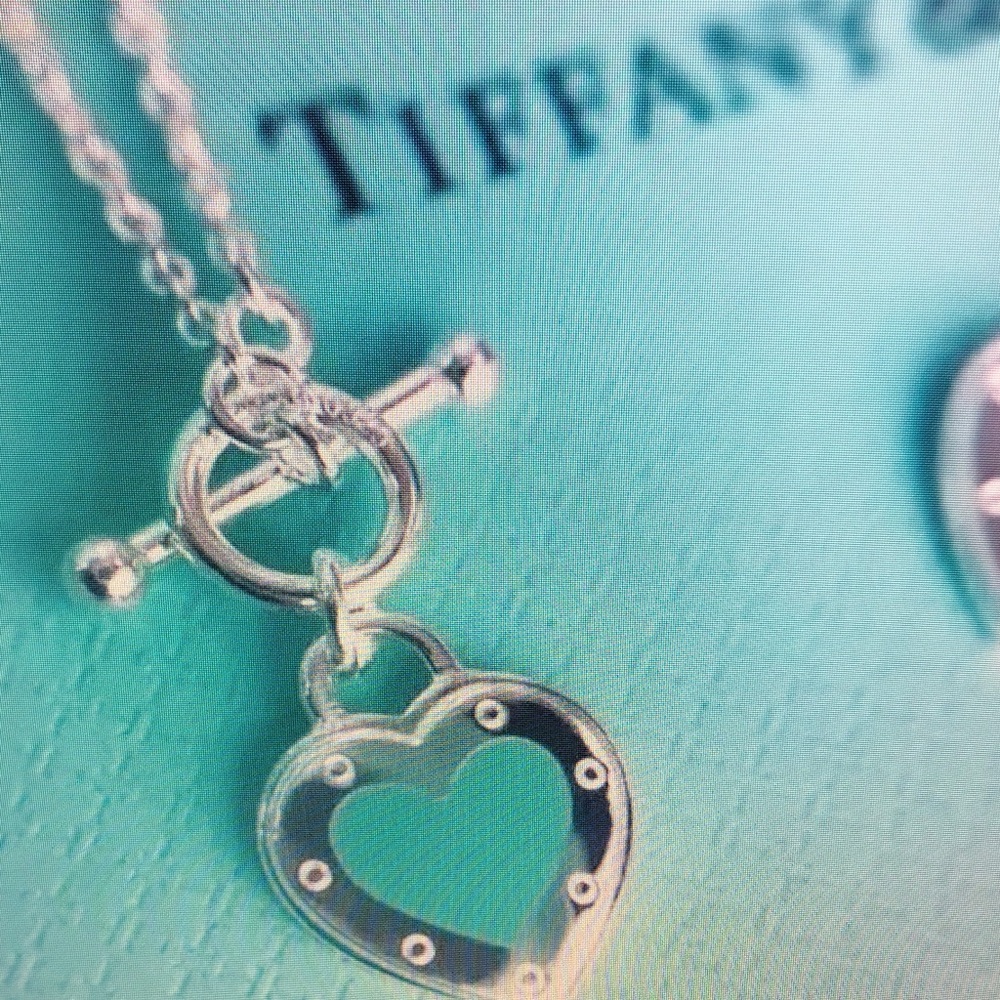 Tiffany & Co Silver Heart Pendant Necklace